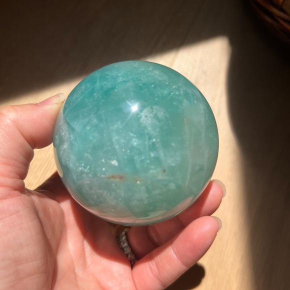 Green fluorite (ad) sphere | crystal - Picture 3 of 13